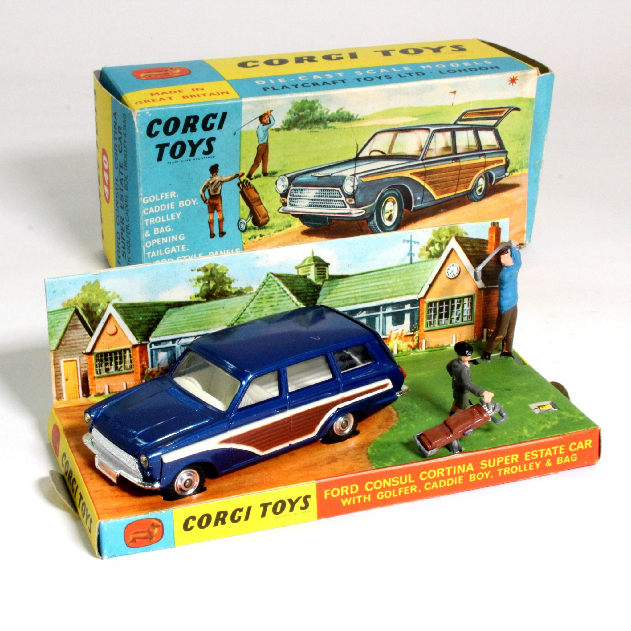 Corgi Toys Ford Consul Cortina Super Estate Car 440 - Camberwell ...